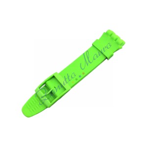 Cinturino in silicone per Swatch ansa mm 17 colore verde