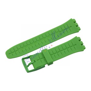 Cinturino in silicone per Swatch ansa mm 20 colore verde