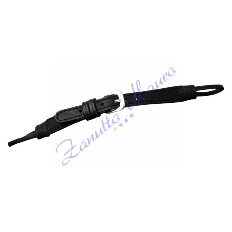 Cinturino in pelle vitello madras 588 tranciato colore nero