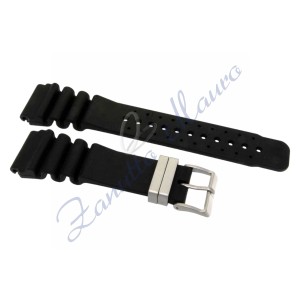 Cinturino citizen 59-S54494 in gomma colore nero ansa mm 24 - uguale a 59.S54494