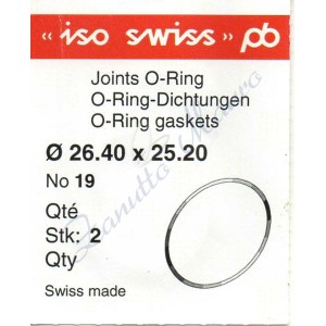 OR Standard ISO019 busta 2 pz Diam.int. 25.20 sezione 0.60