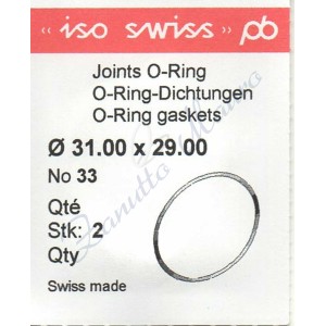 OR Standard ISO033 busta 2 pz Diam.int. 29.00 sezione 1.00