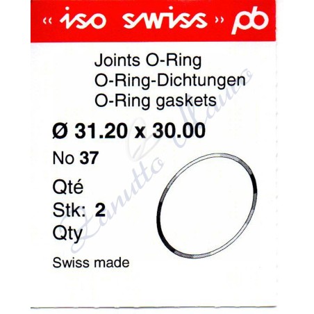 OR Standard ISO037 busta 2 pz Diam.int. 30.00 sezione 0.60