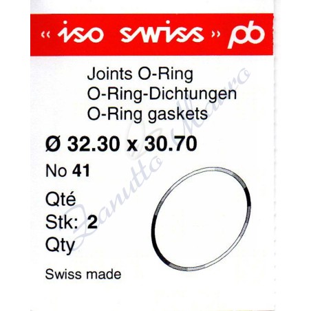 OR Standard ISO041 busta 2 pz Diam.int. 30.70 sezione 0.80