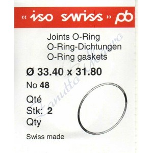 OR Standard ISO048 busta 2 pz Diam.int. 31.80 sezione 0.80