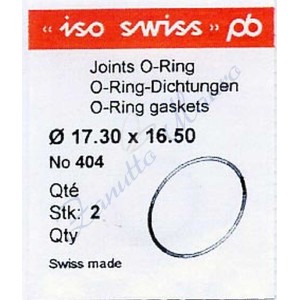 O-Ring Quartz ISO454 busta 2 pz Diam.int. 32.50 sezione 0,50