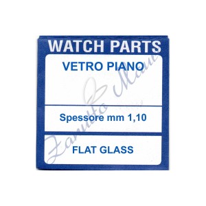 Vetro minerale piano spessore mm 1,10 diametro 230