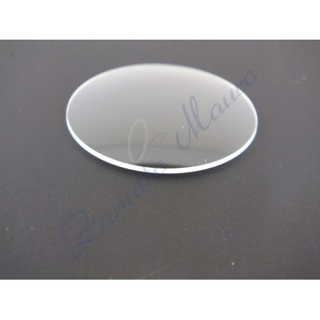 Vetro minerale ottico spessore al bordo mm 1,50 diametro 300