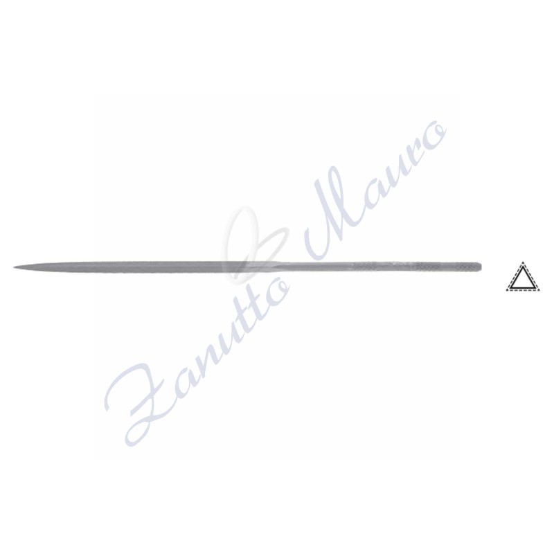 Lima ad ago LA2407 triangolare mm 160 taglio 2 Vallorbe