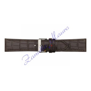 Cinturino 643 in pelle stampa guinea opaco testa di moro ansa mm 28X26