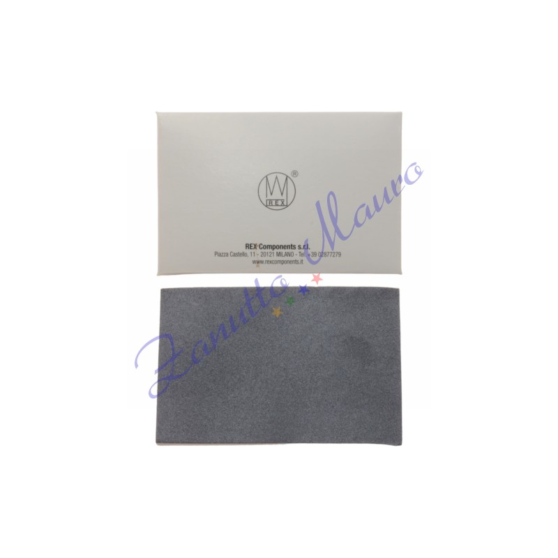 Pietra paragone mm 95x75x4 colore grigio per test oro e argento