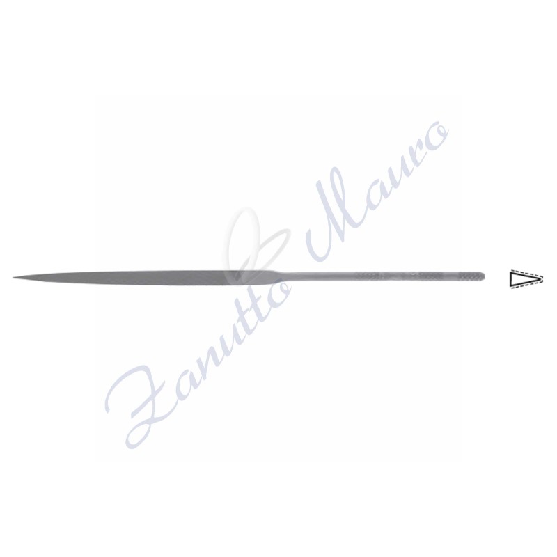 Lima ad ago LA2405 coltello mm 200 taglio 3 Vallorbe