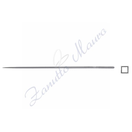Lima ad ago LA2408 quadrata mm 200 taglio 4 Vallorbe