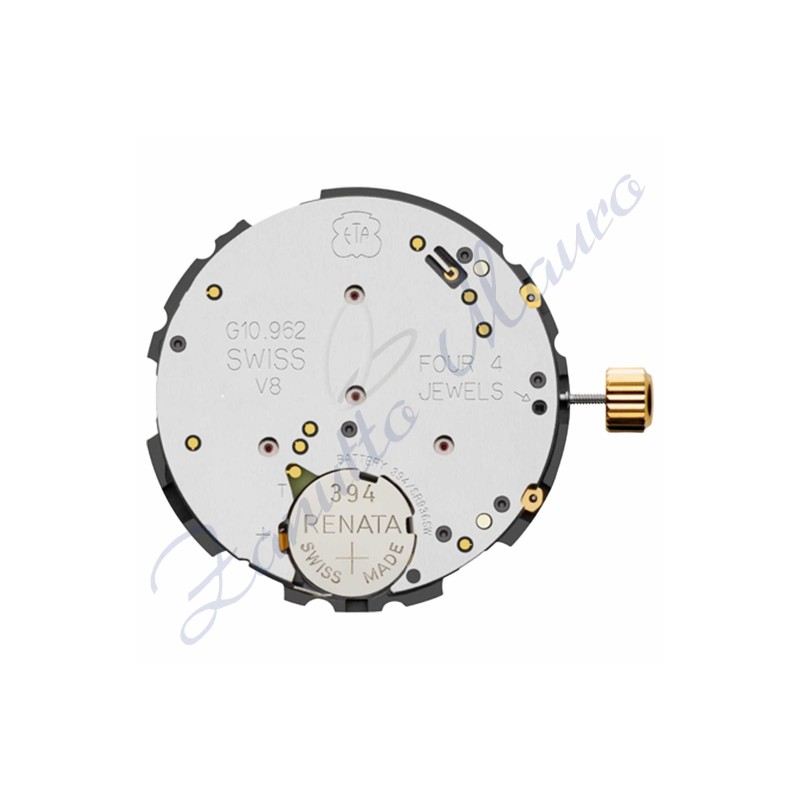 Movimento ETA G10.962-4 Obliquo crono data al 4 obliqua come G10.961-4