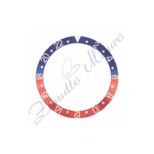 Ghiera 1680-GRN in metallo per lunetta RLX misure ext-int mm 36,35x30,15