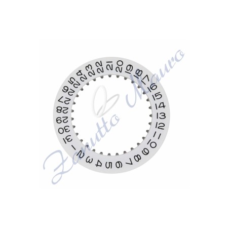 Disco data bianco con numeri neri per Rolex 3135 ricambio 16200 generico