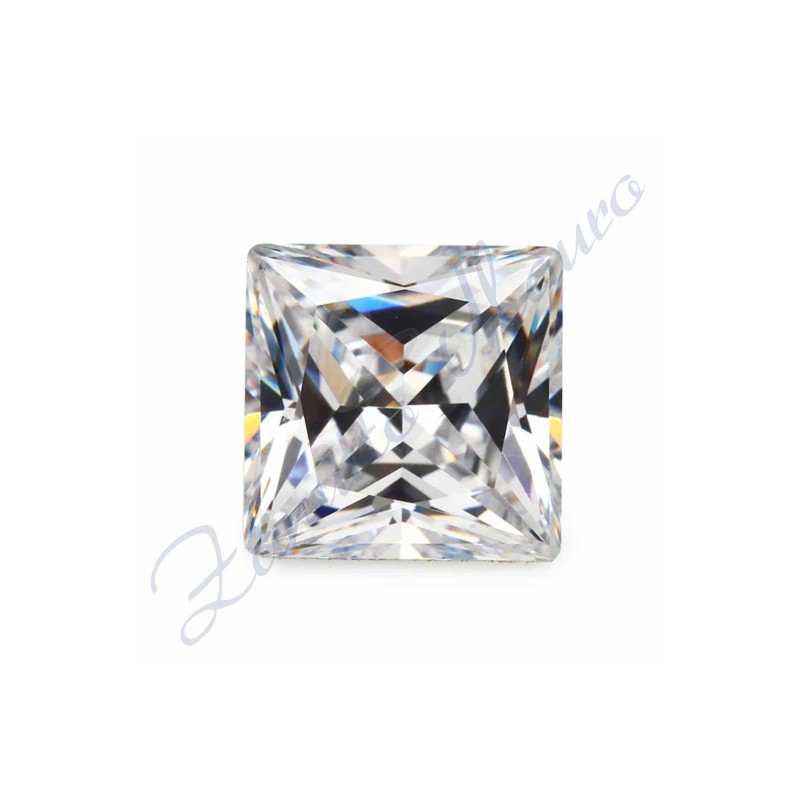 Cubic zirconia taglio Princess mm 3,00x3,00 Confezione da 5 pz