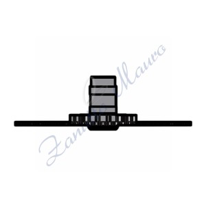 Pignone calzante con ruota conduttrice ETA 2824-2 H1 ricambio 242-CS - 703492