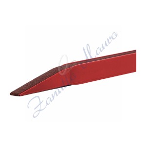 Cabrone abrasivo grana 120 colore rosso per nastri abrasivi di 7x330 mm