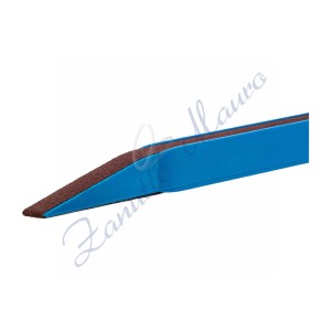 Cabrone abrasivo grana 240 colore blu per nastri abrasivi di 7x330 mm