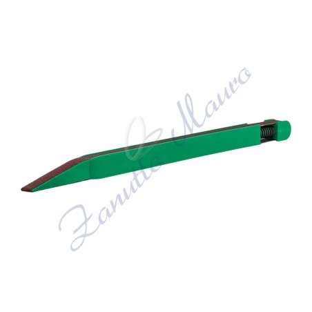 Cabrone abrasivo grana 320 colore verde per nastri abrasivi di 7x330 mm