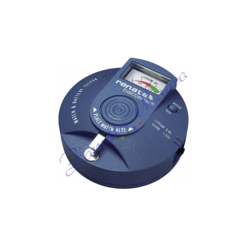 Tester Renata per pile all'ossido d'argento (1,55V) e al litio (3V)