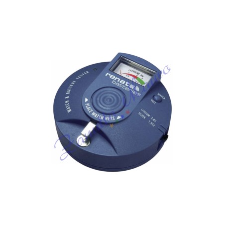 Tester Renata per pile all'ossido d'argento (1,55V) e al litio (3V)