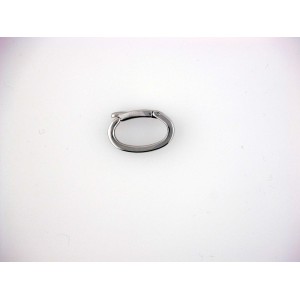 Chiusura acciaio ovale grande