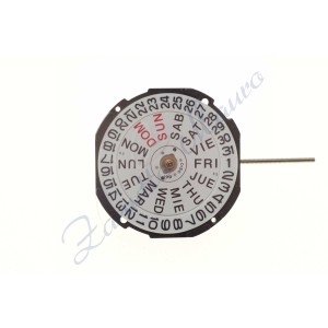 Movimento Hattory AL33 quarzo 3 sfere doppia data al 3