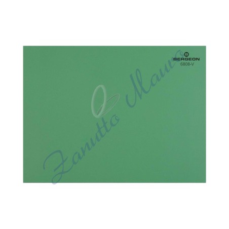 Foglio di lavoro Bergeon 6808-V colore verde opaco auto adesivo