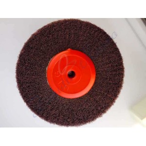 Spazzola UTG Scotch-Brite A Rossa EXTRA FINE diam 100 mm larg.30 mm