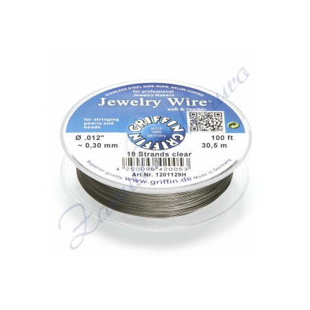 Filo in acciaio inox plastificato Griffin mm 0,30 metri 30,5