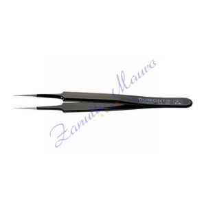 Pinzetta Dumont modello 5 SA ESD antimagnetica Black 120 mm
