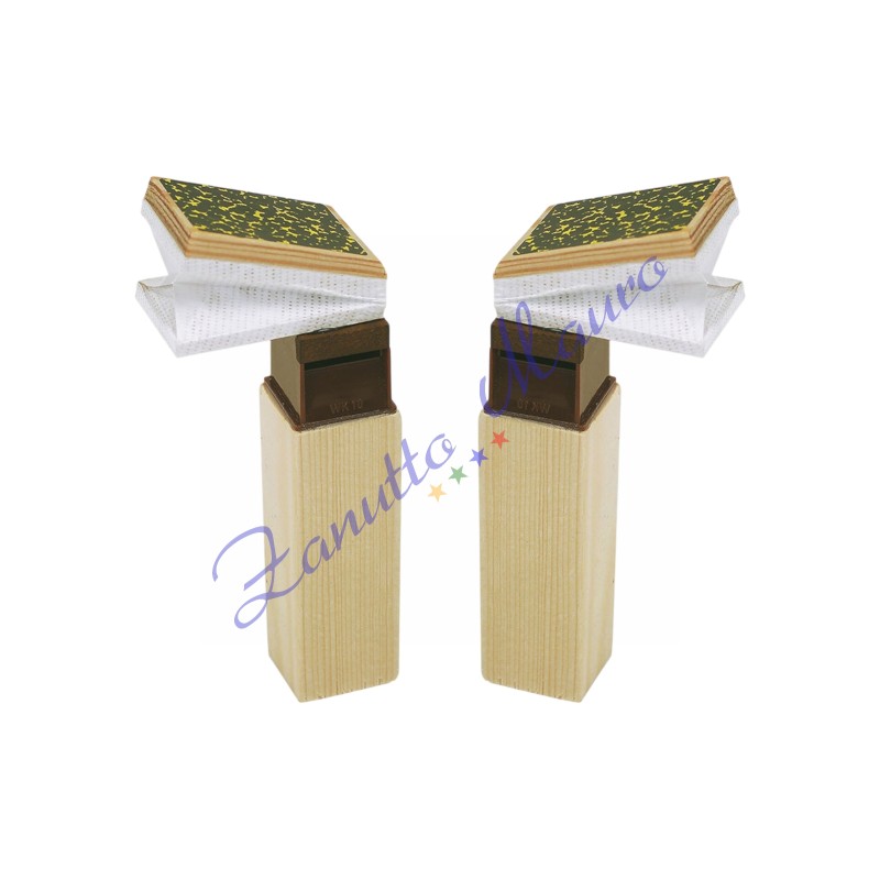 Coppia soffietti laterali per orologi a cucù cm 10