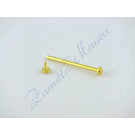 Ansa tipo Van Cleef d 1,20 dorata mm 18 Conf. da 10 pezzi