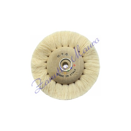 Spazzola UTG filo cotone bianco diametro mm  50 larghezza mm 27