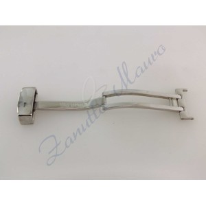 Chiusura in acciaio deplo mm 16 per cinturini in pelle