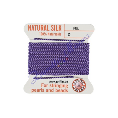 Filo per collane Griffin diametro mm 0,50 numero  3 colore ametista