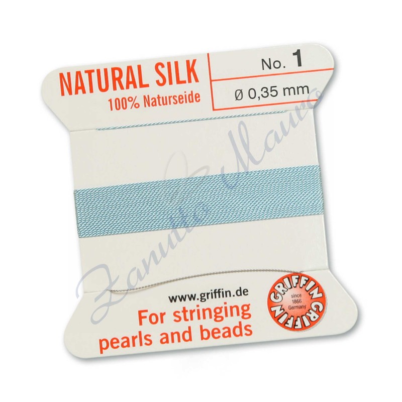 Filo per collane Griffin diametro mm 0,35 numero  1 colore turchese