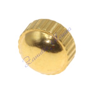 Corona impermeabile SM051 in acciaio dorato D3,50 A2,2 T2,0 P90