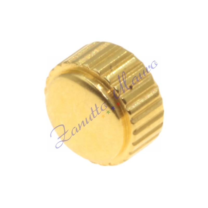 Corona impermeabile SM051 in acciaio dorato D4,0 A2,3 T2,0 P90