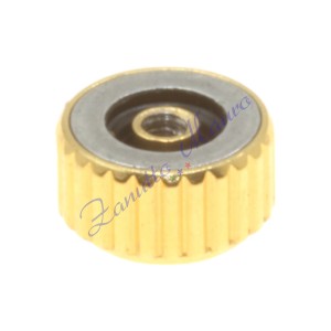 Corona impermeabile SM051 in acciaio dorato D4,0 A2,3 T2,0 P90