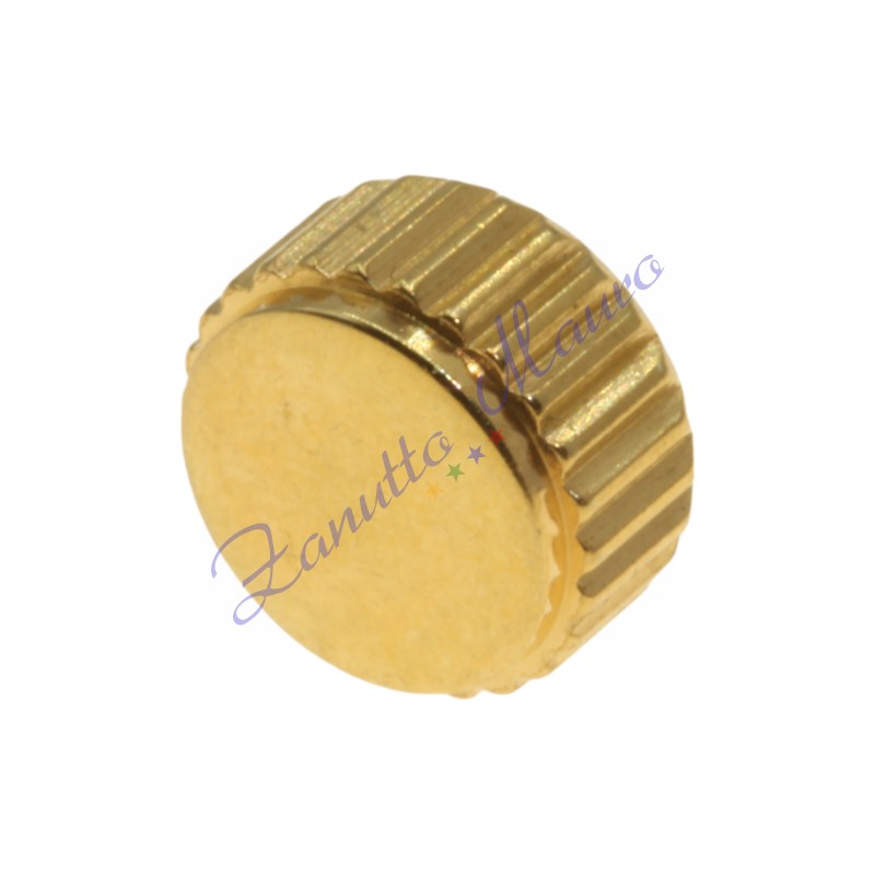 Corona impermeabile SM051 in acciaio dorato D5,0 A2,5 T2,0 P90