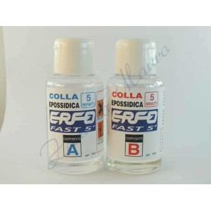 Colla epossidica bicomponente Erfo fast 5 minuti