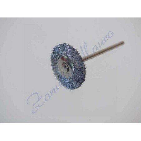 Spazzola gamma in acciaio d22 con albero