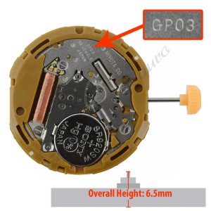 Movimento Miyota GP03 quarzo