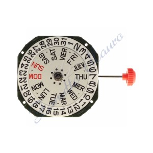 Movimento Miyota 2305 3 sfere day/date al 3 quarzo