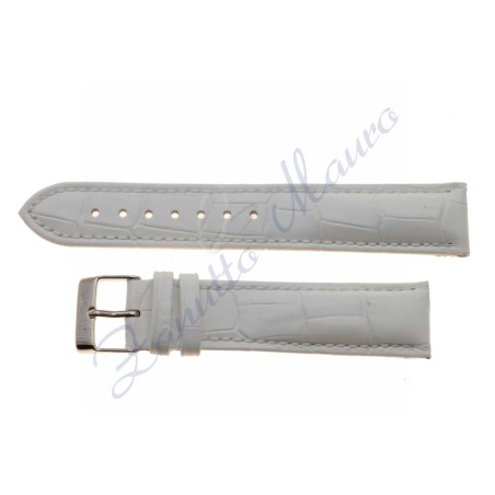 Cinturino Alfa CTK JP026 bianco ansa mm 18