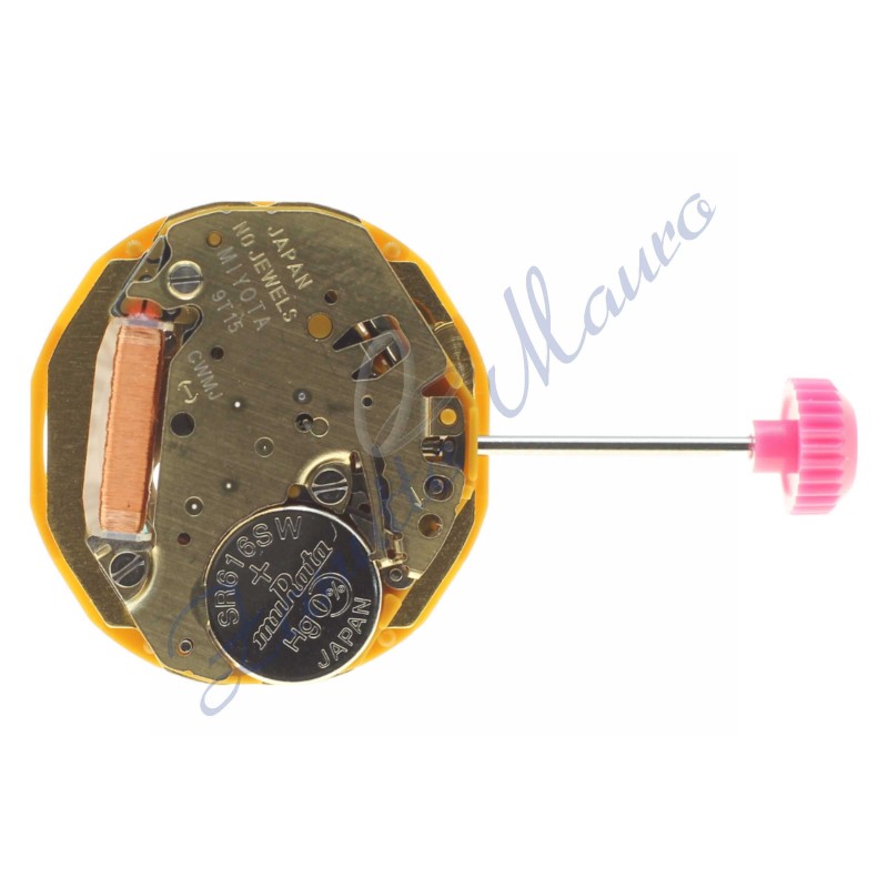 Movimento Miyota 9T15 2 sfere data al 3 quarzo