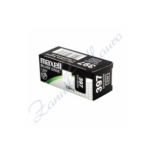 Pila Maxell  397  silver oxide SR726SW Hg 0%